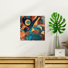 Load image into Gallery viewer, | Sahara Sands | Vibrant African Batik Wall Tile
