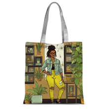 Load image into Gallery viewer, Black in Tech | Janet | Classic Print Tote Bag
