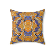 Load image into Gallery viewer, Semi | Spun Polyester Square Pillow | African Wax Print |
