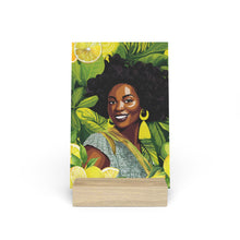 Load image into Gallery viewer, Lemon and Leaves Collection: Lemon Zest | Anika Gallery Board with Stand |
