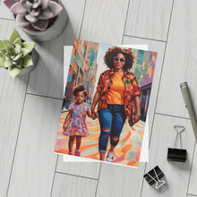 Load image into Gallery viewer, Black In Tech Collection | Mom and Me | Malia | Postcard Bundles (envelopes included) | Black Innovation |
