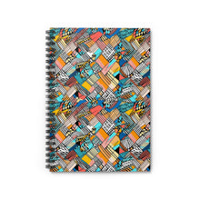 Load image into Gallery viewer, Spiral Notebook - Ruled Line | African Wax Print |
