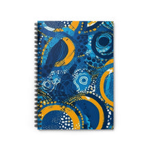 Load image into Gallery viewer, Spiral Notebook - Ruled Line | African Wax Print |
