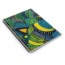 Load image into Gallery viewer, Spiral Notebook - Ruled Line | African Wax Print |
