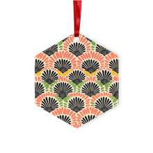 Load image into Gallery viewer, Adire Allure | African Wax Print | Metal Hanging Ornament
