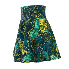 Load image into Gallery viewer, Zanzibar Zest | African Wax Print | African-Inspired Women&#39;s Skirt | Soft and Breathable Versatile Fit |
