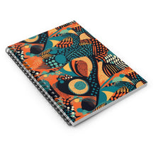 Load image into Gallery viewer, | Serengeti Sunset | African Wax Print | Spiral Notebook | Journal | African Wax Print |
