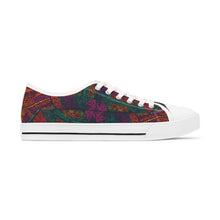 Load image into Gallery viewer, Mombo Wave | Women&#39;s Low Top Sneakers | African Wax Print | African Batik
