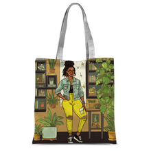 Load image into Gallery viewer, Black in Tech | Janet | Classic Print Tote Bag
