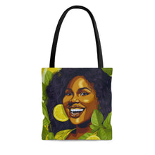 Load image into Gallery viewer, Lemon and Leaves Collection: Lemon Zest | Jemica Tote Bag | Vibrant |
