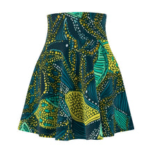 Load image into Gallery viewer, Zanzibar Zest | African Wax Print | African-Inspired Women&#39;s Skirt | Soft and Breathable Versatile Fit |
