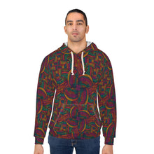 Load image into Gallery viewer, Mombo Waves | Pullover Hoodie | African Wax Print
