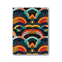 Load image into Gallery viewer, Zulu Warrior | African Wax print| | Premium Stretched Canvas |
