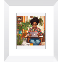 Load image into Gallery viewer, Black In Tech | Asha | Framed Prints
