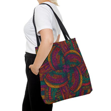 Load image into Gallery viewer, Mombo Waves | Tote Bag | African Wax Print
