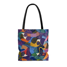 Load image into Gallery viewer, Vibrant Kiki Collections Tote Bag | African Wax Print | Black Women-Owned Business | Stylish Shopping Bag |
