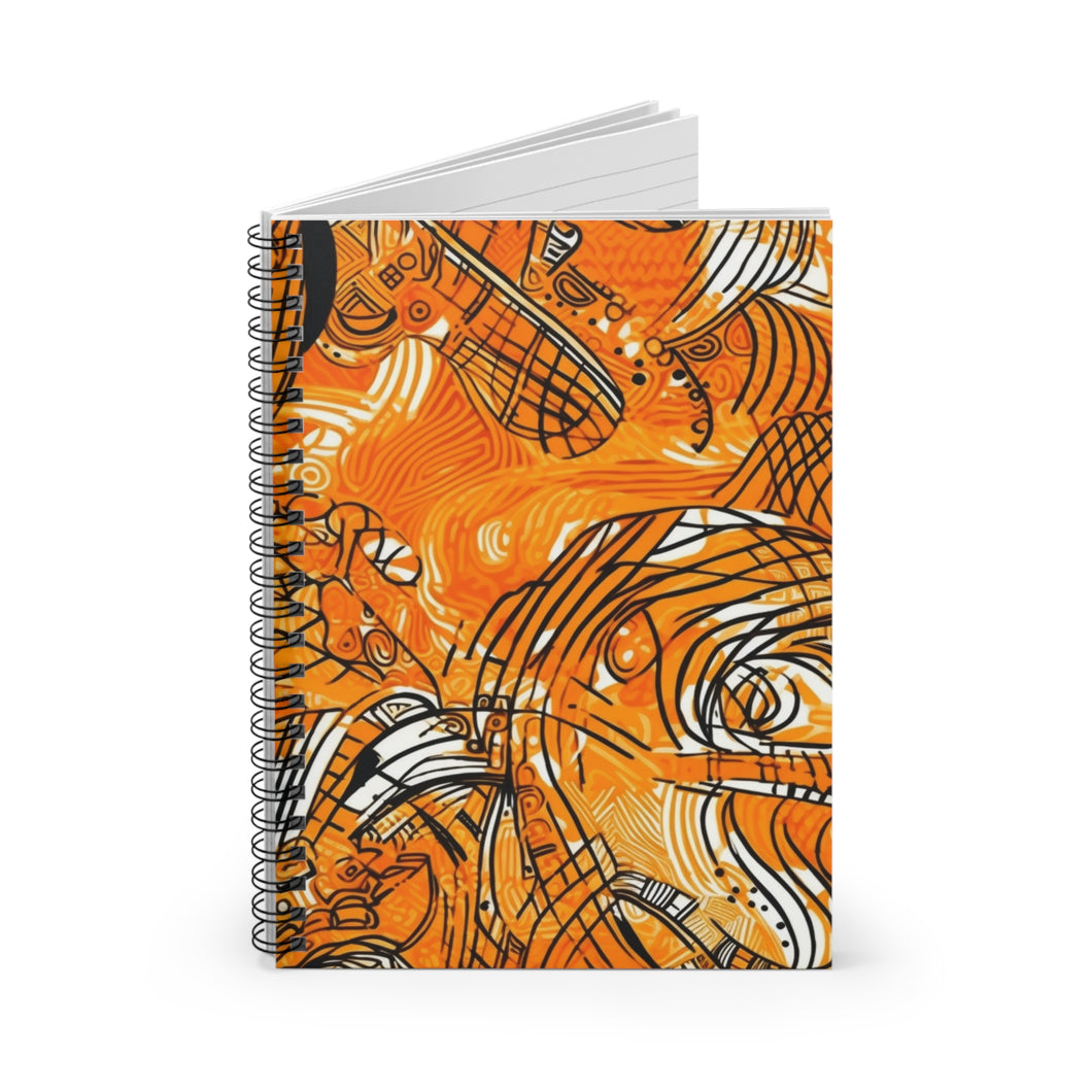 Maasai Magic | Spiral Notebook - Ruled Line | African Wax Print |