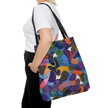 Load image into Gallery viewer, Vibrant Kiki Collections Tote Bag | African Wax Print | Black Women-Owned Business | Stylish Shopping Bag |
