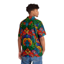 Load image into Gallery viewer, | Serene Oasis | African Wax Print | Men&#39;s Shirt | African Wedding  | African Fashion | Groomsmen Attire |
