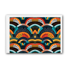 Load image into Gallery viewer, Zulu Warrior | African Wax print| | Premium Stretched Canvas |
