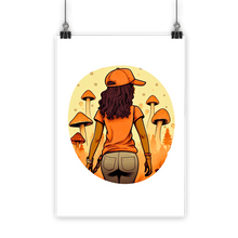 Load image into Gallery viewer, Mushroom Magic | Black Girl Wonder Lust | | Classic Poster Print |
