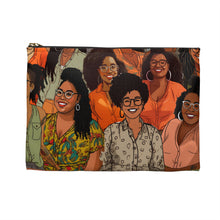 Load image into Gallery viewer, Womens Collective Collection | Accessory Pouch | Everyday Black Girl Magic| Zipper Closure Pencil Case | Stylish Cosmetic Bag |
