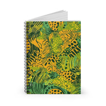 Load image into Gallery viewer, Spiral Notebook - Ruled Line | African Wax Print |
