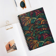 Load image into Gallery viewer, Spiral Notebook - Ruled Line | African Wax Print |
