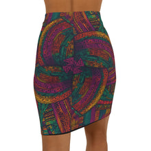 Load image into Gallery viewer, Tuareg Tempest | Women&#39;s Bodycon Mini Skirt | African Wax print |
