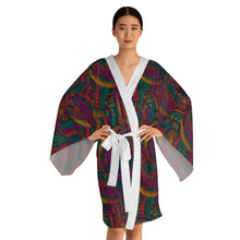 Load image into Gallery viewer, Tuareg Tempest |  Long Sleeve Robe | African  Wax Print |
