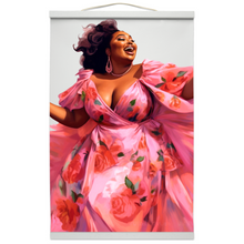 Load image into Gallery viewer, How We See Ourselves Collection | I Feel Beautiful  | Ayanna |  Hanging Canvas Print |
