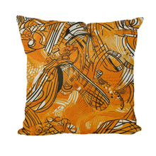 Load image into Gallery viewer, Maasai Magic| African Wax Print | Throw Pillow with Insert
