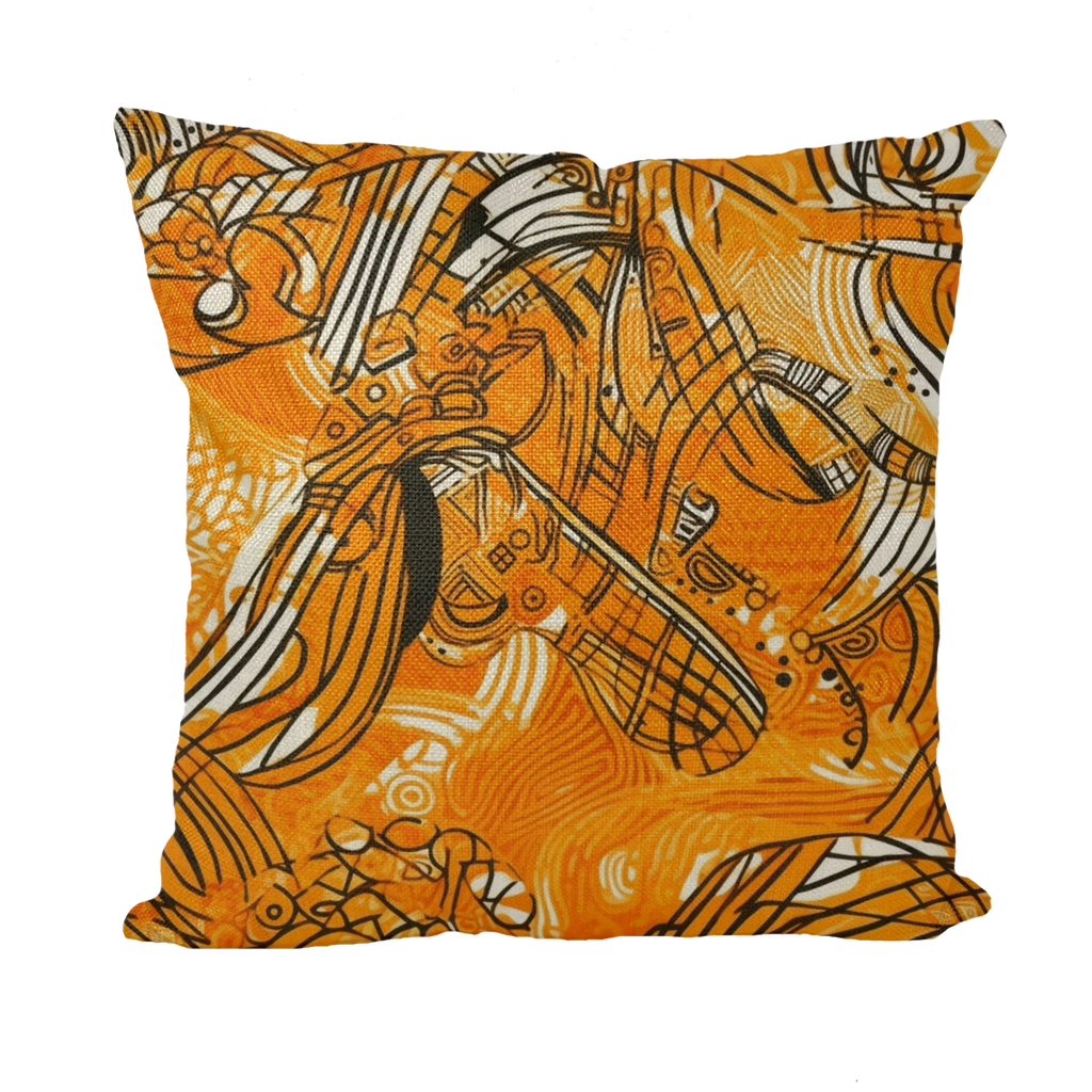 Maasai Magic| African Wax Print | Throw Pillow with Insert