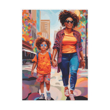 Load image into Gallery viewer, Mom and Me | Jada | Postcard Bundles (envelopes included) | Black Innovator | Black Mom at Childcare Drop-off |
