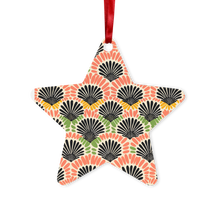 Load image into Gallery viewer, Adire Allure | African Wax Print | Metal Hanging Ornament
