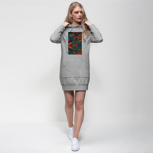 Load image into Gallery viewer, Kente Kaleidoscope| African Wax Print | African Pattern| Premium Adult Hoodie Dress
