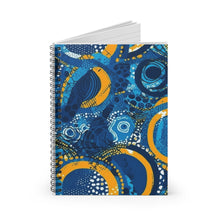 Load image into Gallery viewer, Spiral Notebook - Ruled Line | African Wax Print |
