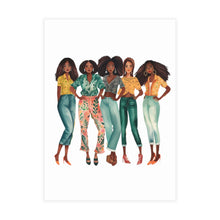 Load image into Gallery viewer, Girlfriends Collection: Postcard Bundles (envelopes included) | Black Women Better together |
