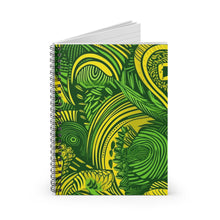 Load image into Gallery viewer, Spiral Notebook - Ruled Line | African Wax Print |
