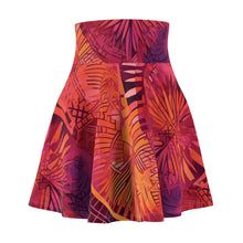 Load image into Gallery viewer, Serengeti Sunset | Women&#39;s Skater Skirt | African Wax Print | Pink, Orange, &amp; Purple |
