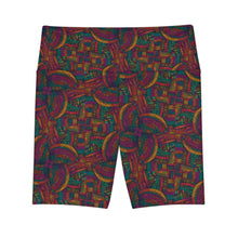 Load image into Gallery viewer, Mombo Waves | Women&#39;s Workout Shorts | African Wax Print
