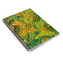 Load image into Gallery viewer, Spiral Notebook - Ruled Line | African Wax Print |
