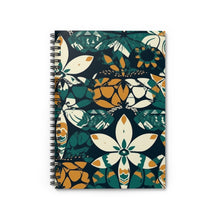 Load image into Gallery viewer, Wolof Wonder | Spiral Notebook - Ruled Line | African Wax Print |
