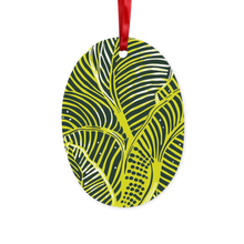 Load image into Gallery viewer, | Shweshwe Splendor | African Wax Print | Ceramic Hanging Ornament
