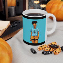 Load image into Gallery viewer, Soccer Love Collection | Girl on Fire Ceramic Mug 11oz | Manchester City | Citizen |
