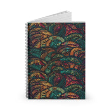 Load image into Gallery viewer, Spiral Notebook - Ruled Line | African Wax Print |
