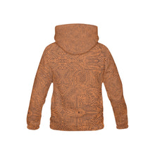 Load image into Gallery viewer, African Wax Print Youth All Over Print Hoodie (USA Size)
