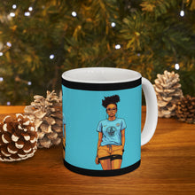 Load image into Gallery viewer, Soccer Love Collection | Girl on Fire Ceramic Mug 11oz | Manchester City | Citizen |
