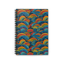 Load image into Gallery viewer, Fulani Fusion | Spiral Notebook - Ruled Line | African Wax Print |
