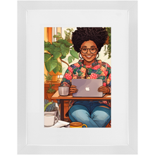 Load image into Gallery viewer, Black In Tech | Asha | Framed Prints
